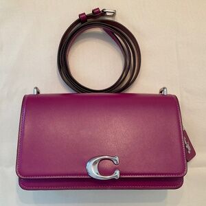 Coach Deep Plum Bandit Shoulder Bag